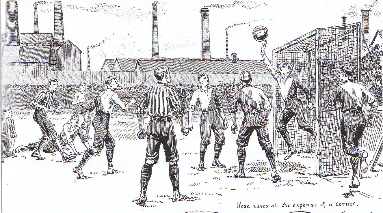 Newton Heath vs Wolves at Clayton c. 1898