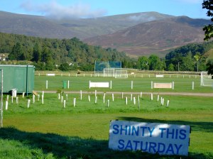 Shinty on Saturday: and sure enough, there was.